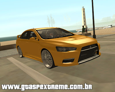 Mitsubishi Lancer EVO X V.2 para grand theft auto